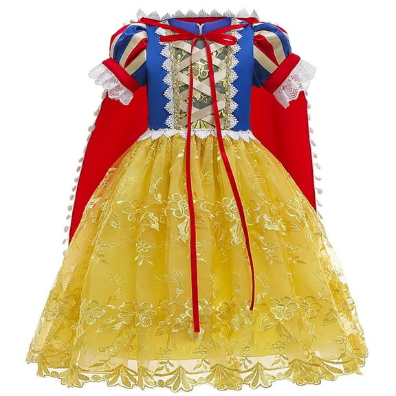 KAWELL Deluxe Snow Princess Dress up Costume for Child 2t