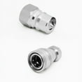 thumbnail image 2 of 1/8 1/4 3/8 1/2 3/4 1 1-1/2 1-1/4 2 BSP close type peneumatic hydraulic quick Coupler Hydraulic Quick Connector Stainless Steel, 2 of 4