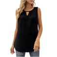 thumbnail image 1 of Moda mujer verano sin mangas Color sólido Causul espalda descubierta blusa Tops Fridja  gh1750, 1 of 3