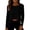 Black, variant on Long Sleeve Tee for Women Athletic Gym Workout Crop Tops Yoga Shirts Red M(M)