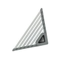 thumbnail image 2 of DOLITY Égouttoir à Vaisselle Triangulaire Enroulable Léger Robuste Résistant à la Rouille Portable 45x32x32cm Gris Foncé, 2 of 9