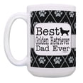 thumbnail image 2 of ThisWear Golden Retriver Gifts for Men Best Golden Retriver Dad Ever 2 Pack 15oz Coffee Mugs Dad, 2 of 4