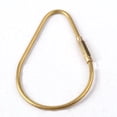 thumbnail image 2 of tooloflife Brass Keychain EDC Portable Keychain Key Ring Golden Decoration, 2 of 2