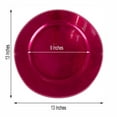 thumbnail image 6 of Efavormart 6 pcs 13" Fushia Beaded Round Charger Plates for Tabletop Decor Holiday Wedding Catering Event Decoration, 6 of 7