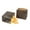 Black/Large/100 Count, variant on Bag Tek Kraft Paper Small Snack Bag - 4" x 2 1/4" x 3 3/4" - 100 count box