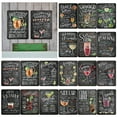 thumbnail image 1 of Decoración hogareña Gwong Wall Poster sin marco decorativo metal mojito cóctel cartel pizarra decoración Gwong 21077328, 1 of 6