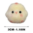 thumbnail image 3 of Juguete de prensa de pollo suave y esponjoso, mini pollitos de peluche, lindos pollitos suaves que alivian el estrés., 3 of 7