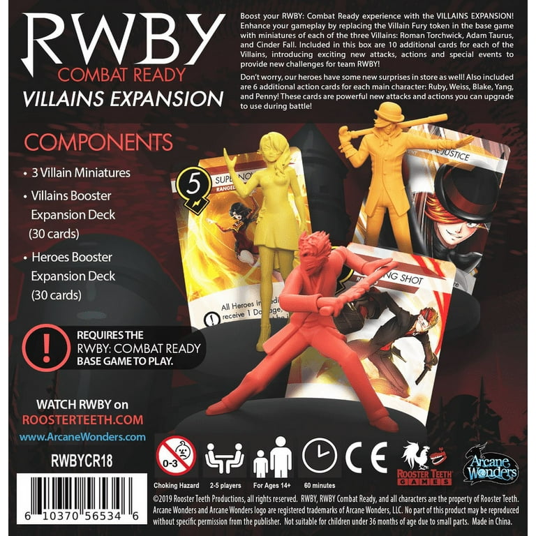 ボードゲーム　RWBY: Combat Ready＋拡張パック　和訳付き ボードゲーム RWBY: Combat Ready＋拡張パック 和訳付き Amazon