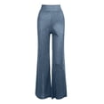 thumbnail image 4 of WILLBEST Pantalones Casuales para Mujer Omens con Lentejuelas Brillantes, Cintura Alta, Acampanados y Elásticos para el Hogar para Un Estilo y Comodidad Sin Esfuerzo. Chica, 4 of 5