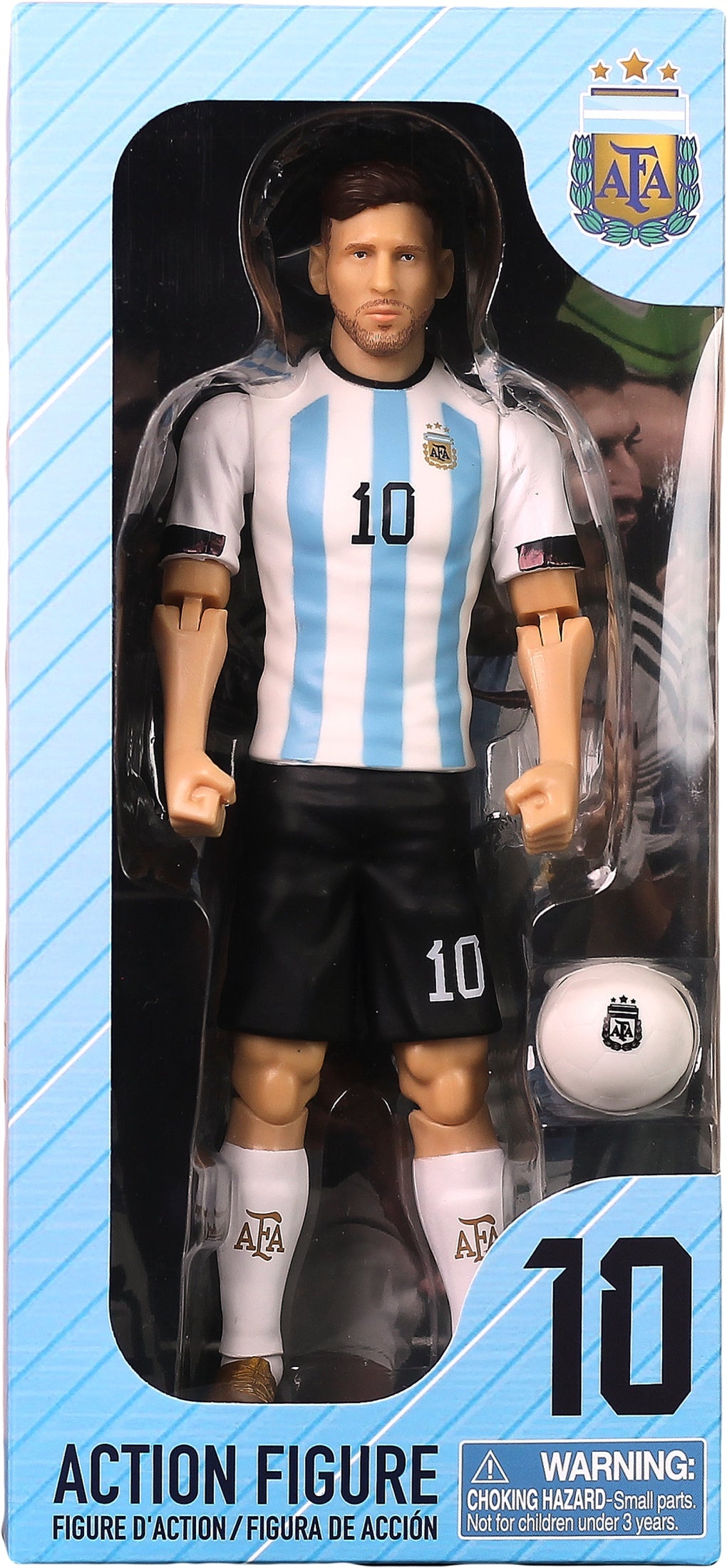 Banbo Toys SOCKERS Argentina Lionel Messi figura de acción coleccionable de fútbol de 8 pulgadas 2