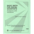 thumbnail image 1 of Mathématiques de Base pour les Sciences Sociales: Problèmes et Solutions (Applications Quantitatives en Sciences Sociales), 1 of 2