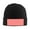 Black, variant on Red Checkerboard Pattern Winter Beanie Hats for Men Women Warm Cozy Knitted Cuffed Skull Cap Red