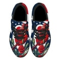 thumbnail image 2 of Ohio Stte Cardinal and Scarlet Carnation Flower Shoes Sneakers Black Size 4, 2 of 7