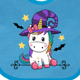 thumbnail image 4 of Inktastic Halloween Girls Unicorn Witch Girls Baby Bib, 4 of 4
