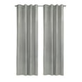 thumbnail image 7 of Loft Living Bonsai Room Darkening Grommet Indoor Curtain 52 x 84 in Grey, 7 of 7