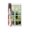 thumbnail image 3 of MKHERT Galaxy Cosmic Space and Stars Window Curtain Living Room,Bedroom Window Drapes 52x84 inch, 3 of 3