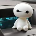 thumbnail image 3 of Chockeie Cute Baymax Shaking Head Doll With Base & 360 Degree Rotatable Head Vinyl Bobblehead Doll Toy，Without Base, 3 of 5