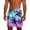 Purple, variant on Kcolen Mens Swim Trunks 7 Inch Inseam Elastic Waist Drawstring Mens Board Shorts Swimwear Light Upf Swimming Trunks Soft Compression Liner Summer Beach Men Swim Brief