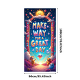 thumbnail image 5 of Colorful Welcome Arch Banner with Star Elements Party Decoration Backdrop for Community Events Festival Openings Trade Shows and Gatherings, 5 of 8