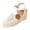 White, variant on Rokment Boho Braided Sunflower Espadrilles Wedges Dress Sandals for Women Beach Summer Vacation Casual Crochet Closed Toe Platform High Heels Black Size6