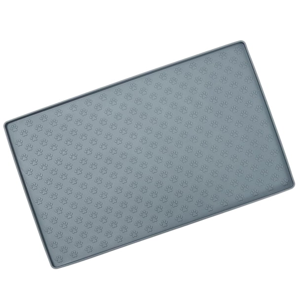Methold Mantel Individual para alimentación de mascotas, almohadilla impermeable, borde elevado, cojín de silicona compacto flexible de tamaños, Suministros para gatos Tipo5 Methold PT002616-05