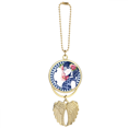 thumbnail image 1 of Chinese Culture Flower Woman Car Keychain Angel Wing Pendant, 1 of 4