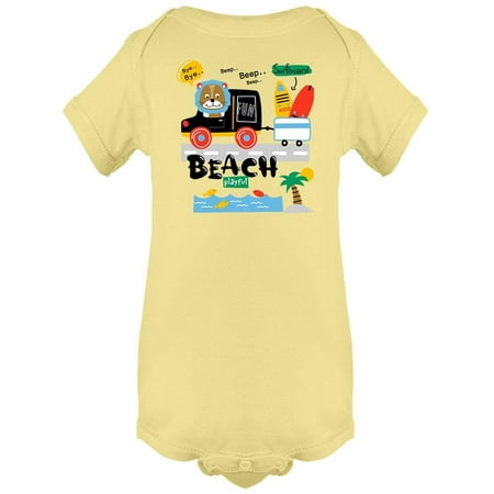 

Beach Day With Cute Lion Bodysuit Infant -Image by Shutterstock 12 Months