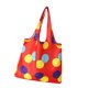 thumbnail image 3 of Cateissary Bolsa de compras Bolsa de hombro plegable portátil Bolsa de almacenamiento de comestibles reutilizable Almacenamiento y organización del hogar Rojo S, 3 of 6