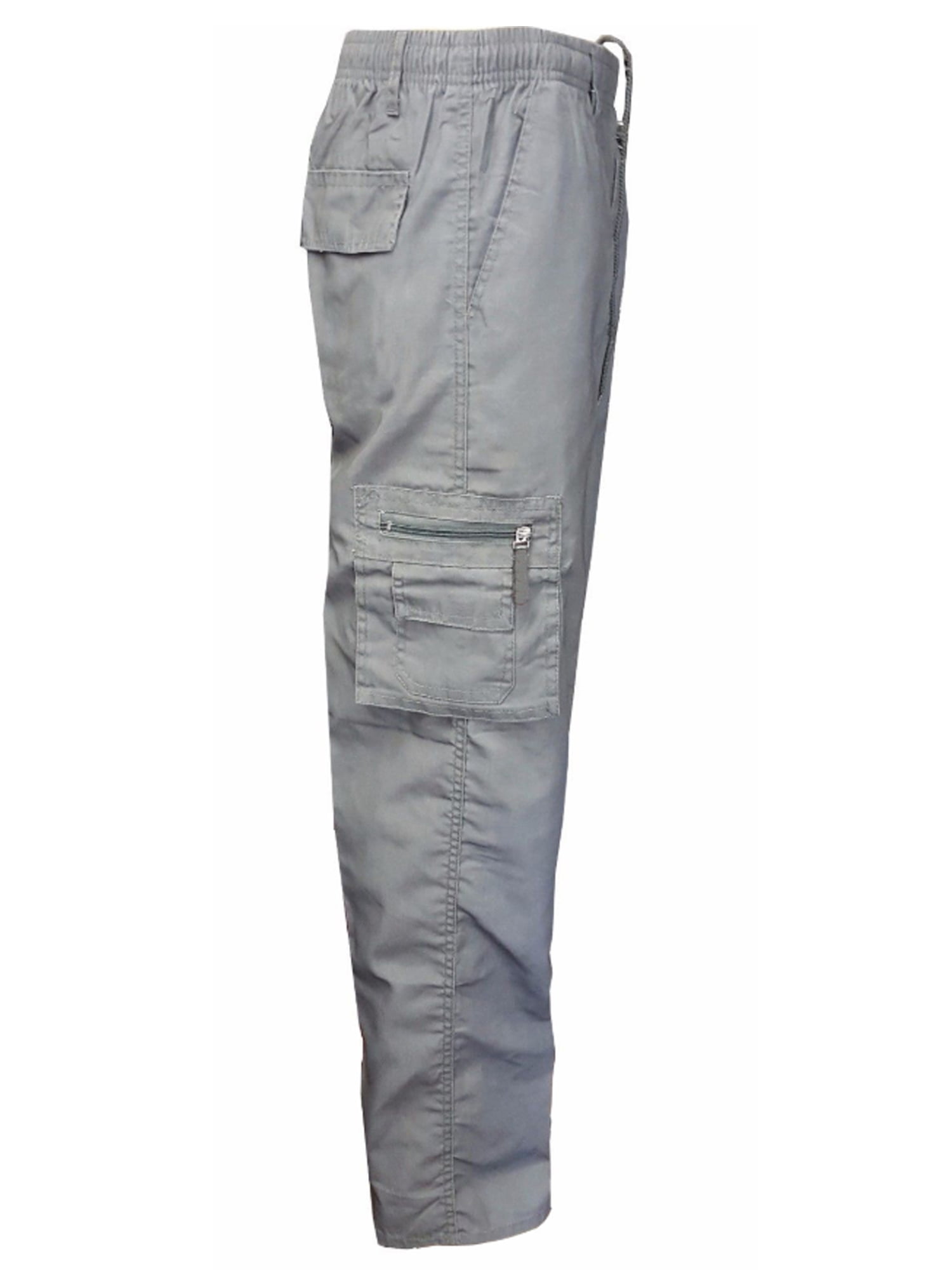 womens cargo combat work trousers with comfort fit elasticated waist