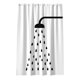 thumbnail image 1 of Advancent Cortina de ducha elegante y antioxidante para decoración de baño de larga duración cortinas de ducha duraderas para baño cómodo Juegos de accesorios de baño pequeño fresco 180*200cm, 1 of 6