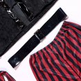 thumbnail image 4 of HOWPAY Halloween Costumes for Men Pirate Cosplay Outfit Caribbean Nautical Role Play Fancy Costume For Stage Masquerade Party Event Halloween Costumes S, 4 of 6
