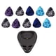 thumbnail image 5 of Paquete de 10 púas para guitarra eléctrica con estuche, perfectas para guitarras acústicas, eléctricas y bajas, e incluso para ukelele, 5 of 8