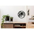 thumbnail image 3 of Metal Black Wall Decor Racoon On Tree, 3 of 3