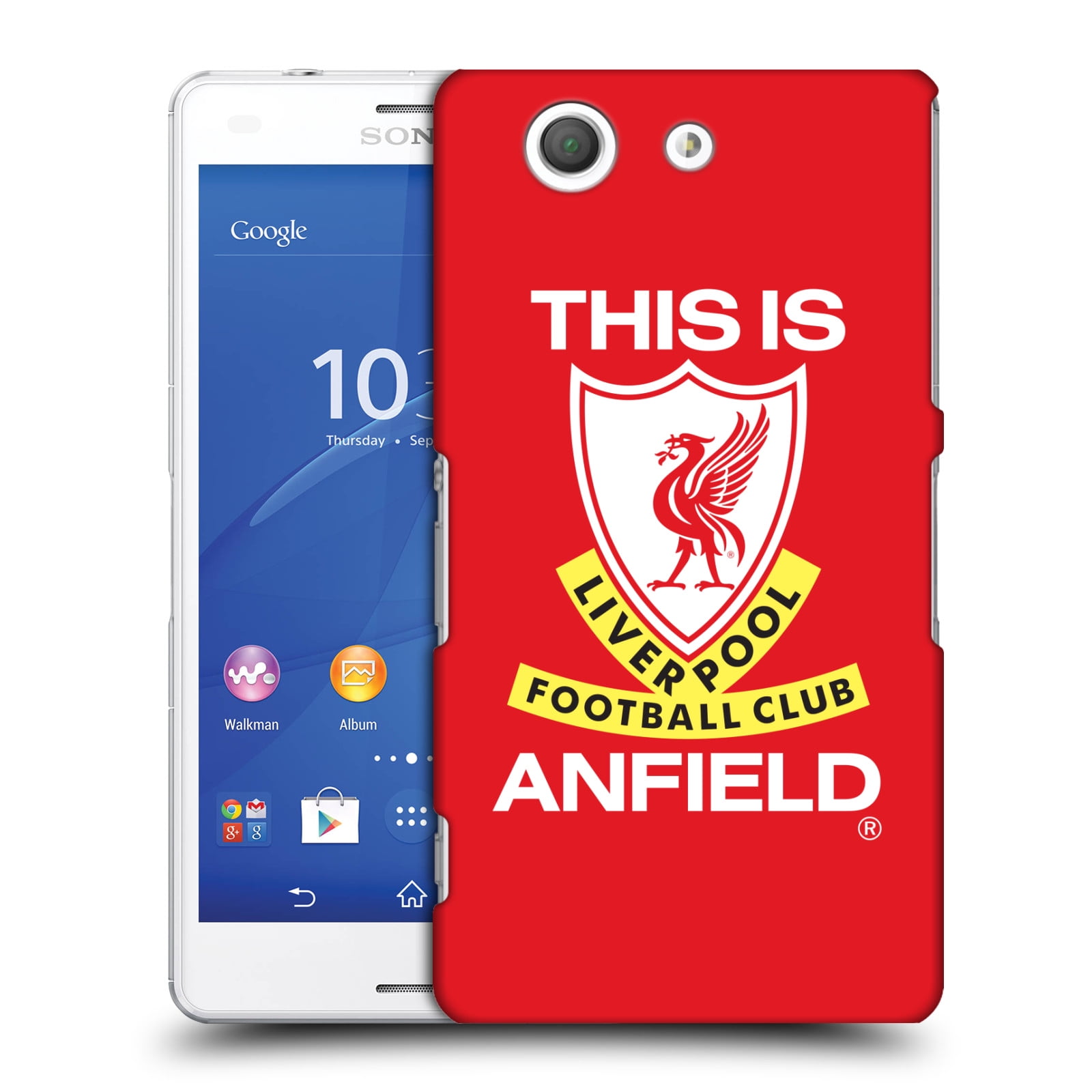 OFFICIAL LIVERPOOL FOOTBALL CLUB RETRO CREST HARD BACK CASE FOR SONY