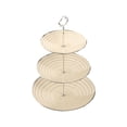 thumbnail image 1 of Three-Tier Detachable Plastic Cake Stand, Multi-Layer Display for Weddings, Birthdays, and Family Gatherings, Easy Assembly and Storage, 1 of 6