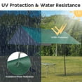 thumbnail image 4 of Yescom 10x10FT Camping Tent Tarp Hammock Rain Fly Waterproof Hiking Backpacking Shelter, 4 of 10