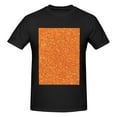 thumbnail image 4 of Bingfone Orange Glitter Men'S Loose Fit Short-Sleeve Pocket T-Shirt, 4 of 7
