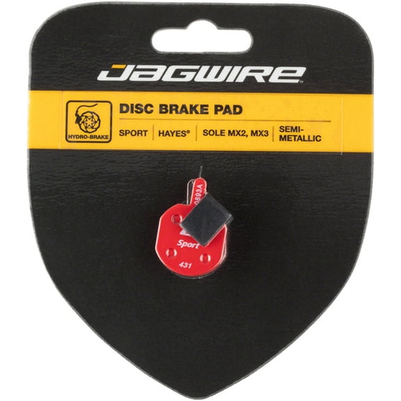 Jagwire Mountain Sport Semi-Metallic Disc Brake Pads for Hayes CX, MX, Sole