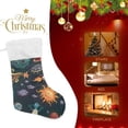 thumbnail image 4 of Coolnut Christmas Stocking Personalized Space Planet Large Candy Stocking Hanging Gift Xmas Stockings Decoration 2PCS for Family Holiday Party Ornaments Decor Fireplace, 4 of 7