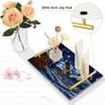 thumbnail image 4 of Ryvnso Trees Starry Sky Bathroom Tray Vanity Countertop Trays Acrylic Organizer, 4 of 7