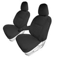 thumbnail image 1 of For Toyota Sienna 2011-2020 FH Group Neoprene Waterproof Custom Fit Car Seat Covers - Front Set Solid Black, 1 of 9
