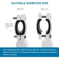 thumbnail image 3 of Bicycle Adjustable Aluminum Alloy Side Support Bipod (White), 3 of 5