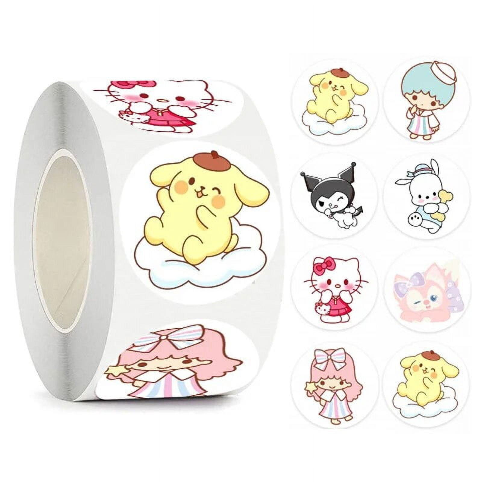 Sanrio-pegatinas de Hello Kitty para niños, pegatinas de dibujos ...