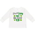thumbnail image 3 of Inktastic I'm So Lucky I'm a Big Sister to Be Girls Long Sleeve Toddler T-Shirt, 3 of 5