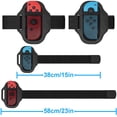 thumbnail image 2 of 2 Pcs Sangles Élastiques Réglables pour Ring Fit Adventure Nintendo Switch, Sangles de Jambe Sport Ajustables pour Switch Joy-Con, 2 of 5