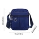 thumbnail image 2 of Bolso de hombro de tela de nailon con múltiples compartimentos, bolso medio para personas de mediana edad, azul, 2 of 5
