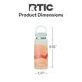 thumbnail image 6 of RTIC 32 oz Ceramic Lined Insulated Outback Water Bottle, Leak Resistant, Desert Sunset, 6 of 7
