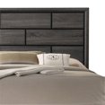 thumbnail image 4 of Pemberly Row Twin Bed with Brick Pattern Panel Headboard in Gray and Black, 4 of 10