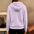 thumbnail image 3 of Abcomgle Cute Hoodies for Teens Striped Hooded Sweatshirts for Teen Girls Lightweight Raglan Long Sleeve Girls Pullover Top Cropped Fall Clothes for Tween Girls with Pocket, 3 of 4