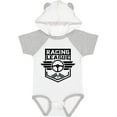 thumbnail image 3 of Inktastic Racing League with Race Car Wheel and Wings Boys or Girls Baby Bodysuit, 3 of 5